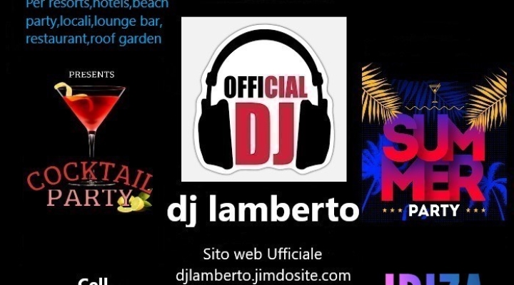 djlamberto Il mio articolo sui Dj e la storia della disco music.