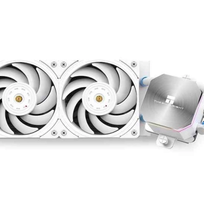 Thermalright Frozen Edge 240 White: Raffreddamento Liquido Top per CPU, Ventola PWM da 120mm