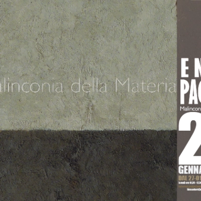 Enzo Pagano  - Malinconia  della Materia