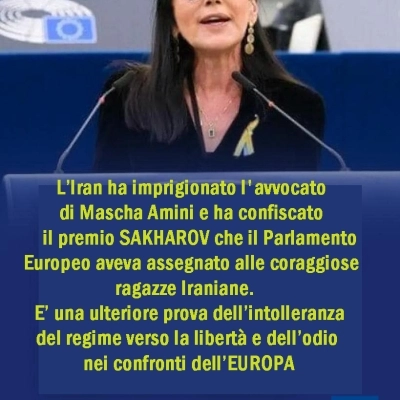 L’Iran ha imprigionato l'avvocato di Mahsa Amini e ha confiscato il premio Sakharov 