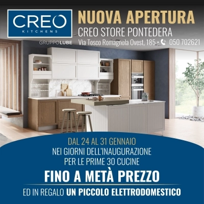 Arredamenti Masoni annuncia l'apertura del nuovo Creo Store a Pontedera