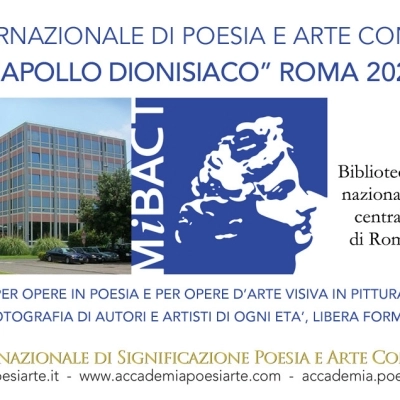 Apollo dionisiaco. Annuale Internazionale di poeti e artisti alla Biblioteca Nazionale Centrale di Roma.