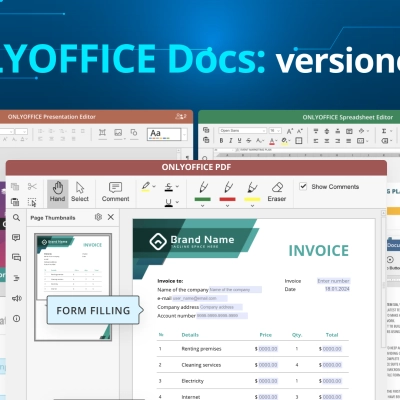 ONLYOFFICE Docs v8.0: moduli PDF, interfaccia RTL, interfaccia dei plugin aggiornata e altro ancora