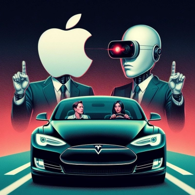 Tesla e Apple Vision Pro: la controversia sulla guida autonoma