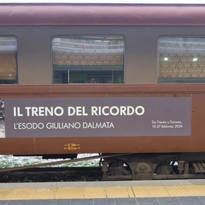 Foibe ed esodo giuliano-dalmata: il treno del ricordo in un viaggio multimediale di dieci tappe un per onorare le vittime