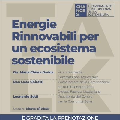 Energie Rinnovabili per un ecosistema sostenibile