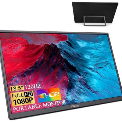 Recensione Monitor Portatile RRVIDEOS 18.5 Pollici: Dettagli Nitidi e Frequenza di Aggiornamento di 120Hz