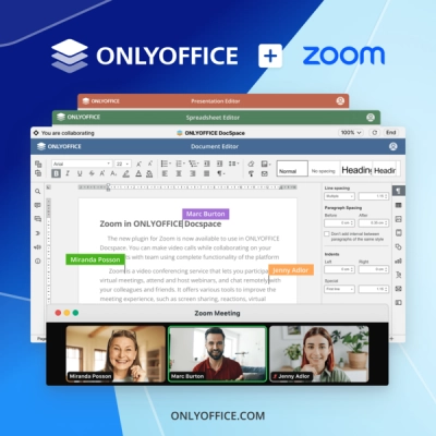 Collaborazione avanzata. L’integrazione ONLYOFFICE – Zoom per lavoro sui documenti durante le riunioni