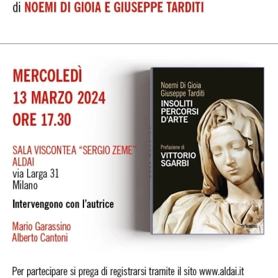 Presentazione del libro “Insoliti percorsi d’arte” a Milano