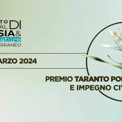 Svelati i nomi del Premio Taranto Poesia e Impegno Civile per una serata ricca di eventi