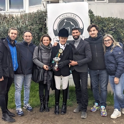 Paradressage, Gran vittoria a Napoli di Davide Riccardelli atleta allenato dal dottor Claudio Belardo