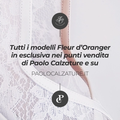 Scarpe Matrimonio l'unione di Fleur d'Oranger & Paolo Calzature