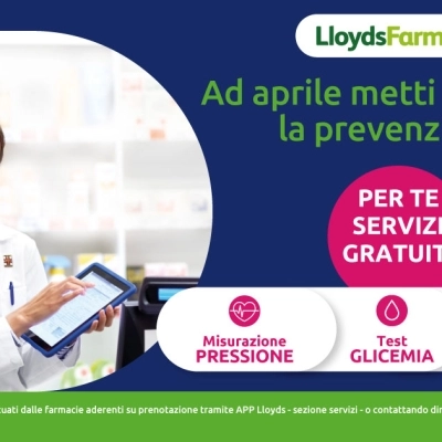 7 APRILE, GIORNATA MONDIALE DELLA SALUTE MESE DELLA PREVENZIONE CON BENU FARMACIA:  INVITO ALLA CITTADINANZA