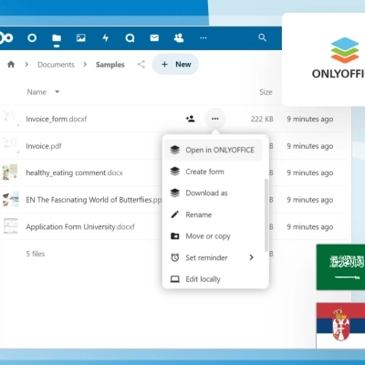 Sfrutta l'integrazione di ONLYOFFICE e Nextcloud per una migliore collaborazione sui documenti