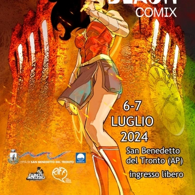 Carmine Di Giandomenico firma la locandina San Beach Comix 2024