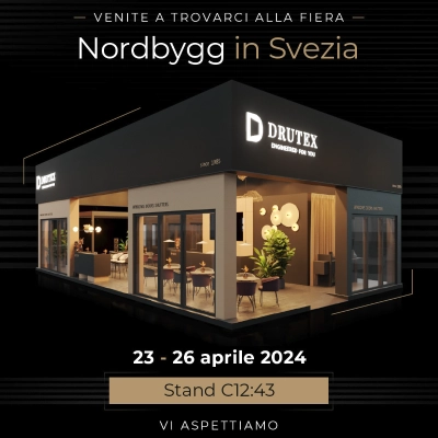 Drutex alla fiera Nordbygg di Stoccolma! Dal 23 al 26 aprile il leader di porte e finestre partecipa al più importante evento sul campo dell'edilizia dell'Europa settentrionale