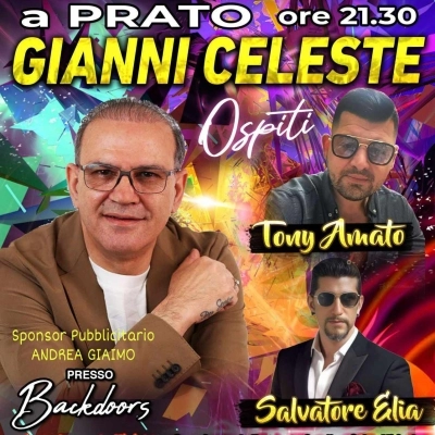 18 Maggio 2024 Gianni Celeste al Backdoors di Poggio a Caiano