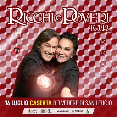 Ricchi e Poveri, concerto a Caserta