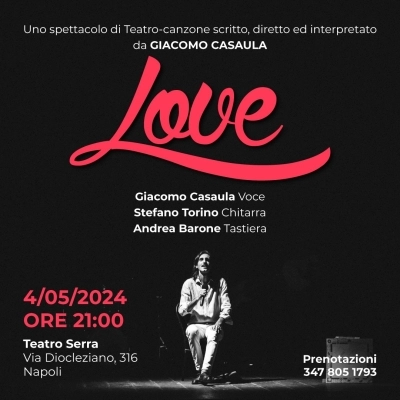 “Love” il nuovo progetto di Casaula debutta al Teatro Serra