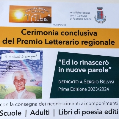 Poesia, sabato a Fagnano Olona i vincitori del Premio “Ed io rinascerò in nuove parole”