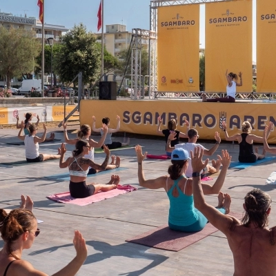 Sgambaro è partner di BibioneBeActive: l’appuntamento dell’estate di fitness&wellness sulla spiaggia di Bibione è allo Sgambaro Arena 