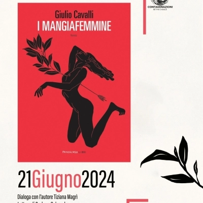 “Fahrenheit 451 - Aperitivo d’autore”: primo appuntamento della rassegna con Giulio Cavalli e il suo libro “I mangiafemmine”