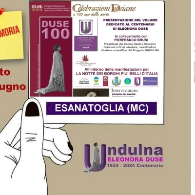 A Esanatoglia (MC) torna Eleonora Duse con Undulna