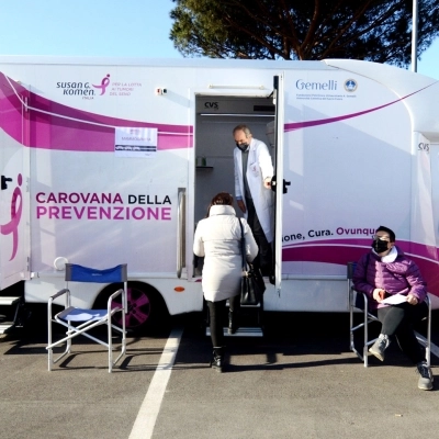 IN SICILIA VISITE ED ESAMI GRATUITI DI PREVENZIONE FA TAPPA A CATANIA E FURCI SICULO “INSIEME SIAMO PIÙ FORTI”, L’INIZIATIVA DI PROCTER & GAMBLE E KOMEN ITALIA A SOSTEGNO DELLA “CAROVANA DELLA PREVENZIONE”   Catania 19 e