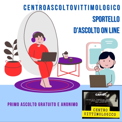 Lo sportello di ascolto Vittimologico Cafisc anche per telefono e on line 