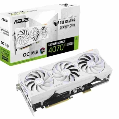 ASUS TUF Gaming NVIDIA GeForce RTX 4070 Ti SUPER BTF White OC Edition: Scheda Grafica Top di Gamma per il 2024 (Novità!)