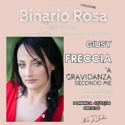 Giusy Freccia, “A Gravidanza… secondo me” a Binario Rosa