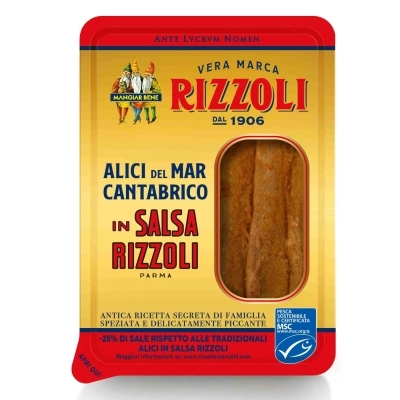 Dall’esperienza ultracentenaria e dal percorso d’innovazione di Rizzoli Emanuelli, nascono le Alici in Salsa a banco frigo