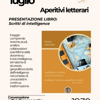 Presentazione libro: Scritti di intelligence di Antonella Colonna Vilasi a Manciano 