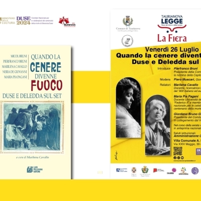 Fra gli appuntamenti della Fiera del Libro di Taurianova Città Capitale Italiana del Libro 2024 spicca un Convegno sul Centenario di Eleonora Duse del Mic Comitato Duse     