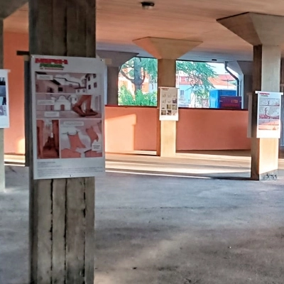 Una mostra di fumetti nel parco di via Malpighi