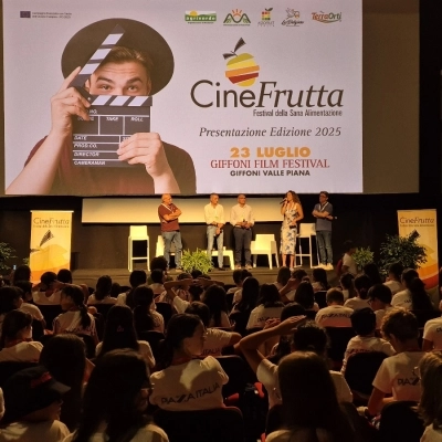 Al Festival di Giffoni la presentazione della dodicesima edizione di Cinefrutta