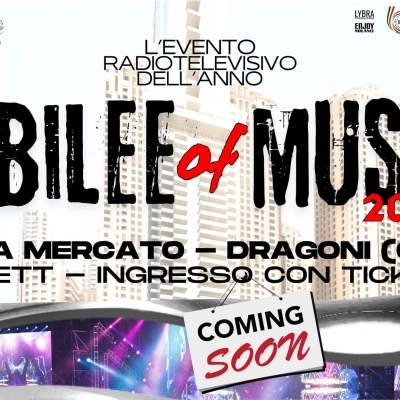 Dragoni di Caserta ospiterà l’importante evento mediatico “Jubilee of Music” edizione 2024 ovvero il grande giubileo delle Musica e Cultura