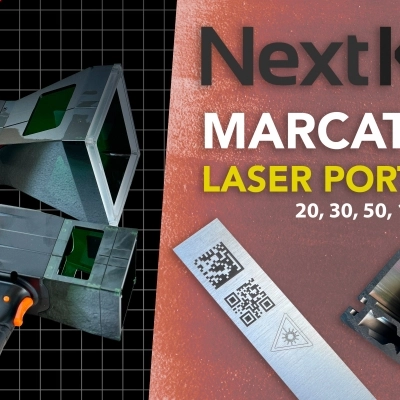 Marcatore laser portatile per estrusi in Alluminio a Brescia