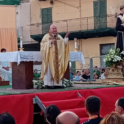 Brusciano Incipit Religioso della Festa dei Gigli 2024. (Antonio Castaldo)