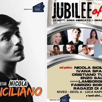 Nicola Siciliano live al Giubileo della Musica 2024 “Jubilee of Music” il 13 settembre a Dragoni Caserta