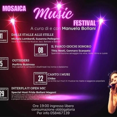 A Lido di Camaiore arriva il Mosaica Music Festival 