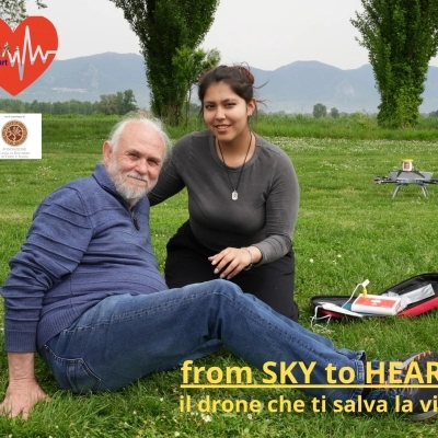 “From Sky to Heart”: il volo di un drone per salvare vite umane