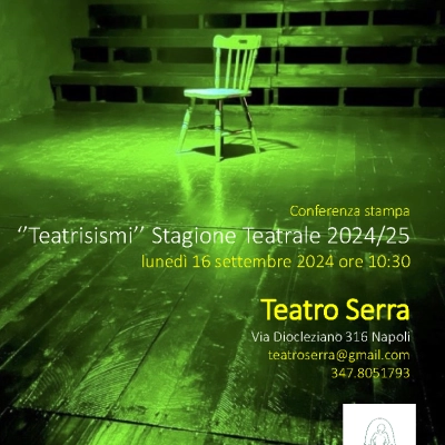 Stagione 2024/25 del Teatro Serra. Conferenza stampa lunedì 16 settembre 