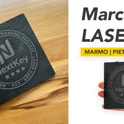 Marcatura ed incisione laser su Ardesia con i sistemi di NextKey srl