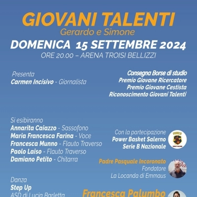 V EDIZIONE GIOVANI TALENTI IN MEMORIA DI GERARDO E SIMONE