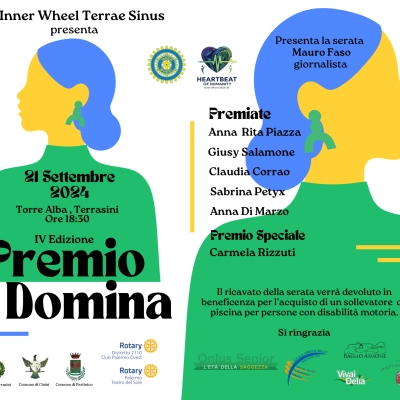 Premio Domina 2024: al centro la solidarietà e la valorizzazione del ruolo della donna nella società