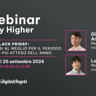 Webinar - Black Friday:  come prepararsi al meglio per il periodo di shopping più atteso dell’anno