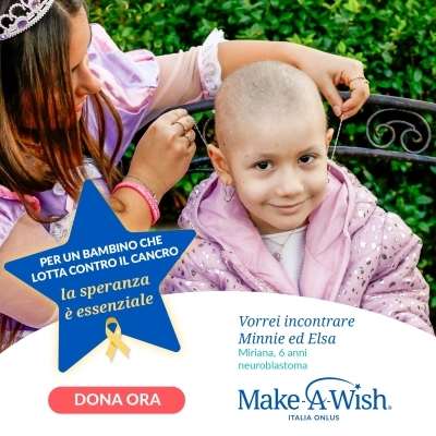 MAKE-A-WISH ITALIA SETTEMBRE: MESE DI SPERANZA E CONSAPEVOLEZZA PER IL CANCRO INFANTILE