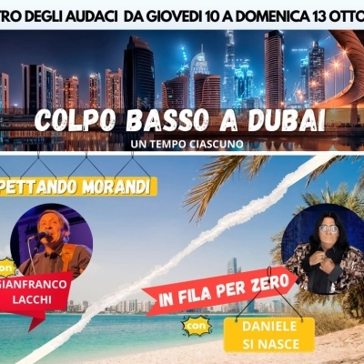 Colpo Basso a Dubai: Una Serata di Tributi Musicali al Teatro degli Audaci