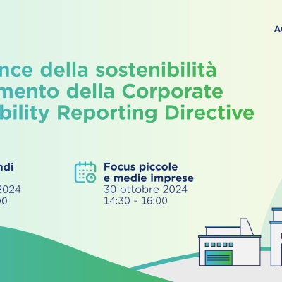 Governance della sostenibilità e CSRD: il 3/10 il primo webinar gratuito di GS1 Italy per il largo consumo